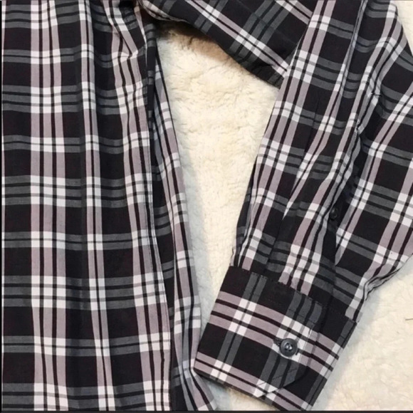 Joseph Abboud Black Long Sleeve Shirt Size Medium - Picture 3 of 7